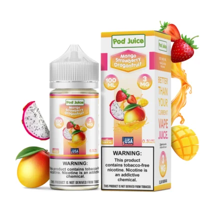 POD JUICE | MANGO, STRAWBERRY, DRAGONFRUIT